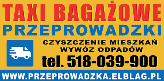😀💪 TR Bagażówka, Przeprowadzki Elbląg, 