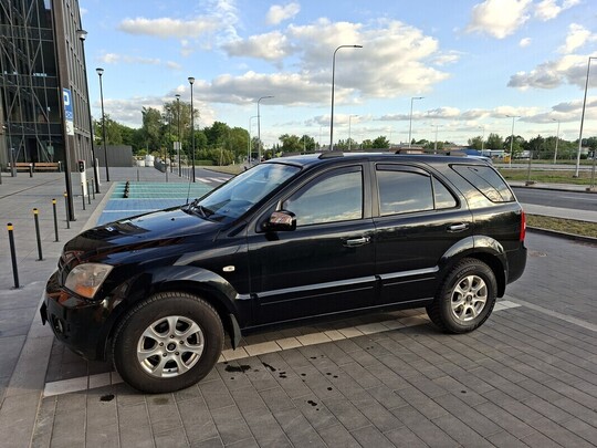 Kia Sorento 2.5 CRDi 170KM, czarny SUV, ważne opłaty, w 