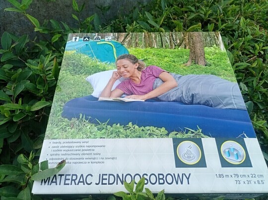 Materac dmuchany jednoosobowy nowy nieotwarty zapraszam do 