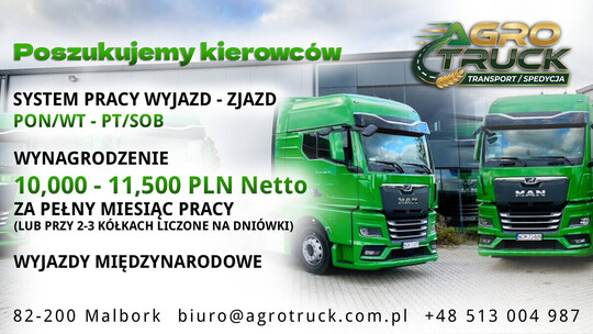 🚛 Kierowca C+E &ndash; transport międzynarodowy | 
