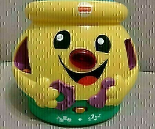 Sprzedam Garnuszek na klocuszek firmy Fisher - Price. 