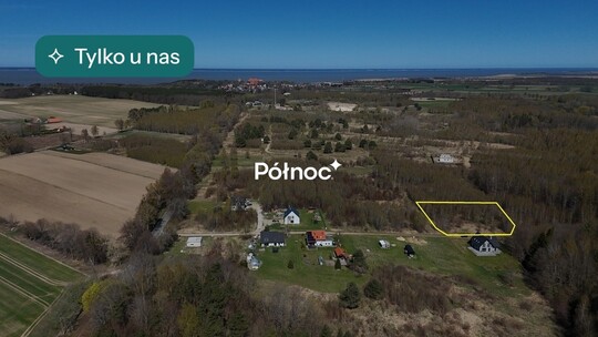 PÓŁNOC NIERUCHOMOŚCI Sprzedam działkę - Frombork. Są 