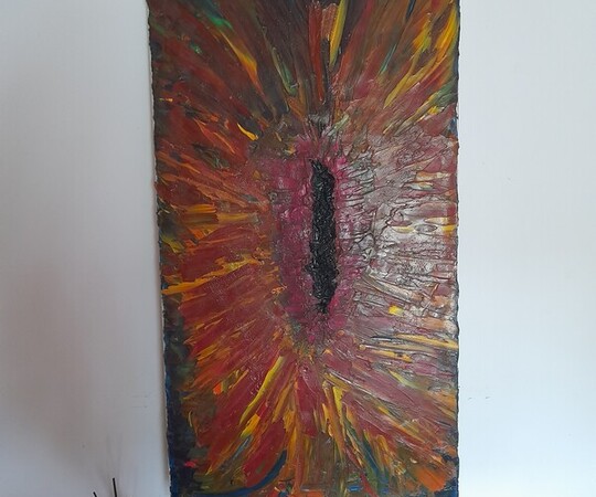 Obraz olejny OKO PROROKA 120x60 reprodukcja Edwarda 