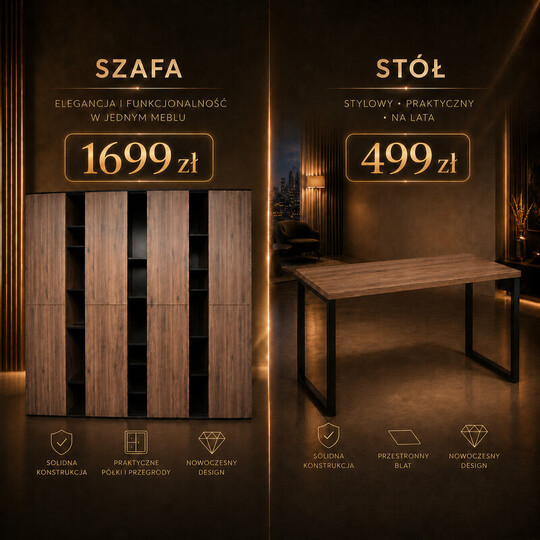 NA SPRZEDAŻ DUŻA SZAFA / GARDEROBA REGAŁ - 1699zł i 2 