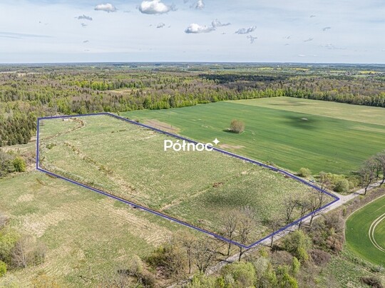 PÓŁNOC NIERUCHOMOŚCI Sprzedam działkę - Pierławki. Na 