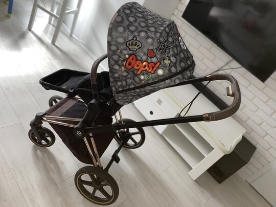 Wózek dziecięcy cybex Priam rama rose gold. Stan bardzo 