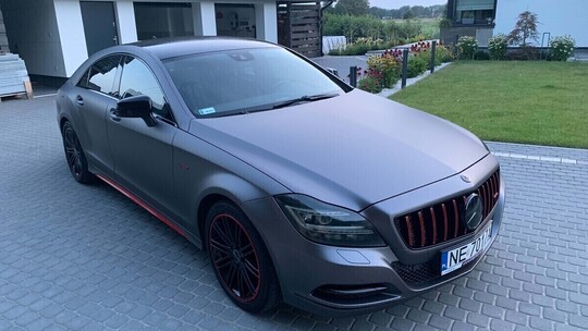 SPRZEDAM MERCEDES CLS 350 CDI 2011R SZARY MAT 