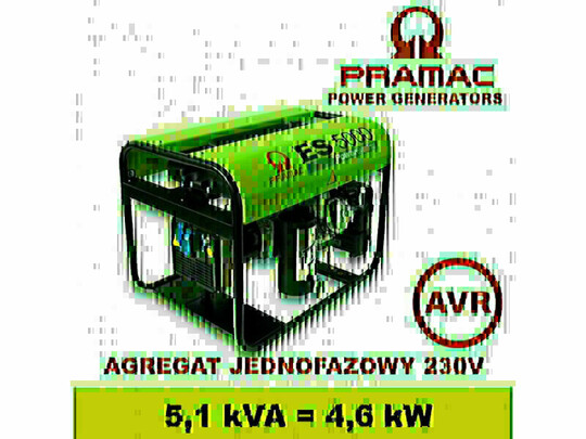 AGREGAT PRĄDOTWÓRCZY PRAMAC ES5000 AVR 230V PROMOCJA NA 