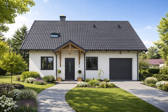 DOM DREWNIANY JEDNORODZINNY ECOHOUSE X Jesteśmy firmą 