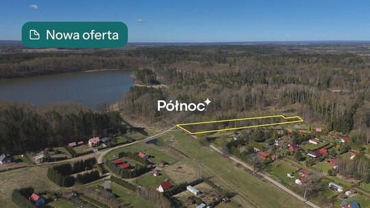 PÓŁNOC NIERUCHOMOŚCI Sprzedam działkę - Glebiska. 