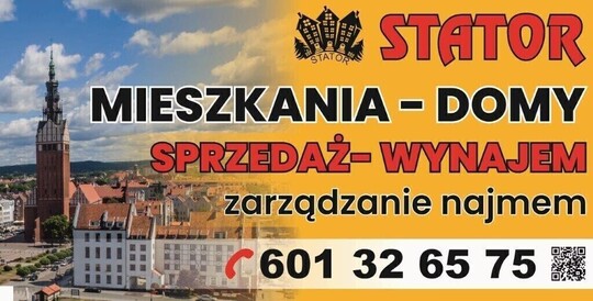STATOR NIERUCHOMOŚCI - JUŻ 30 LAT SPRZEDAJEMY WYNAJMUJEMY 