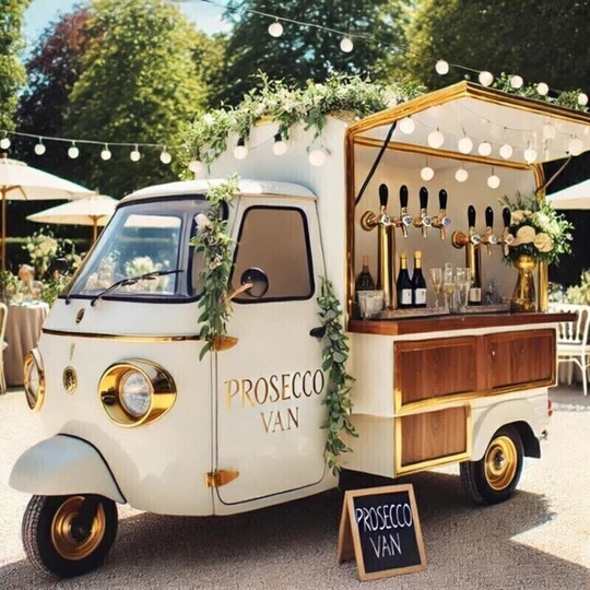 PROSECCO VAN atrakcją na twoje wesele, imprezę, event. 