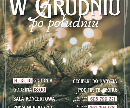 Zapraszamy wszystkich na koncert grudniowy 