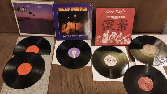 Sprzedaję 6 winyli zespołu Deep Purple. Płyty są używane, 
