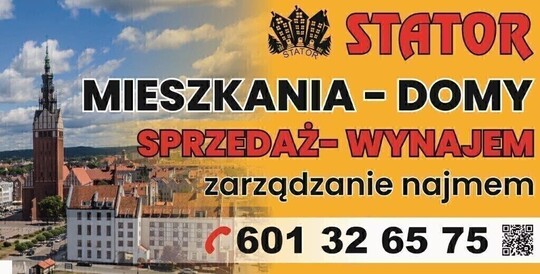 STATOR NIERUCHOMOŚCI - 31 LAT W ELBLĄGU Pilnie poszukujemy 