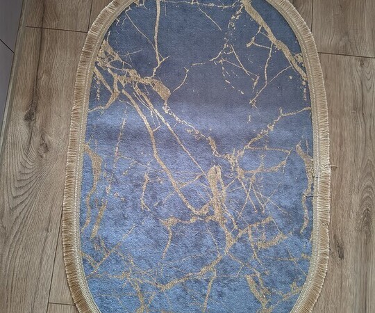 Ozdobny dywanik gold blues wymiary 100cm dł/szer 65 cm20 