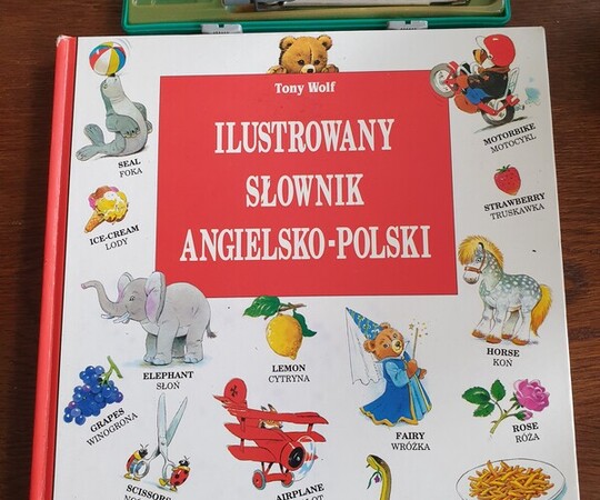 Sprzedam słownik angielsko polski bogato ilustrowany, 