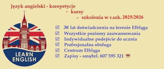 Język angielski - korepetycje, nauka, kursy, szkolenia! w 