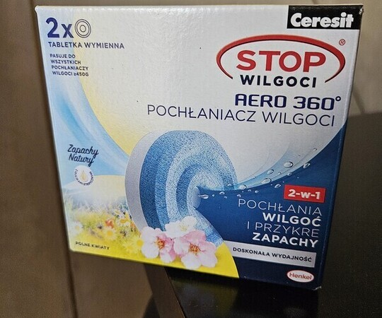 Tabletki wymienne - pochłaniacz wilgoci. Nowe, 