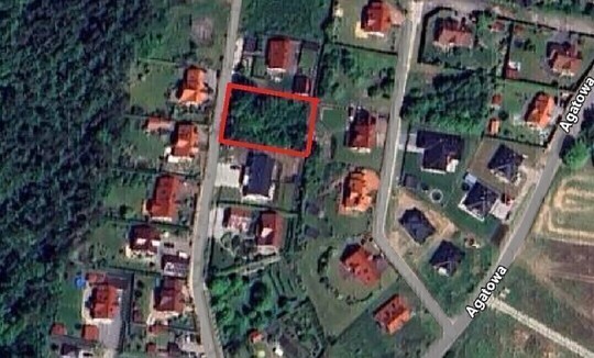 DZIAŁKA W GRONOWIE GÓRNYM przy ulicy Agatowej - NA 