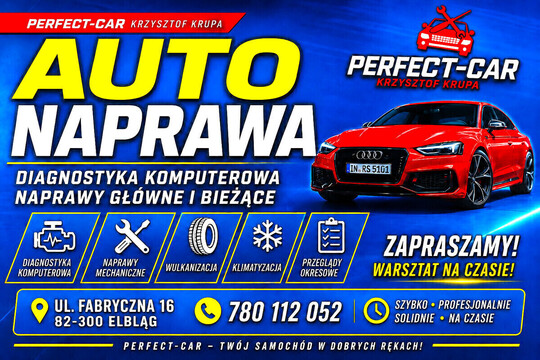 SERWIS SAMOCHODOWY PERFECT-CAR AUTO NAPRAWA FABRYCZNA16 