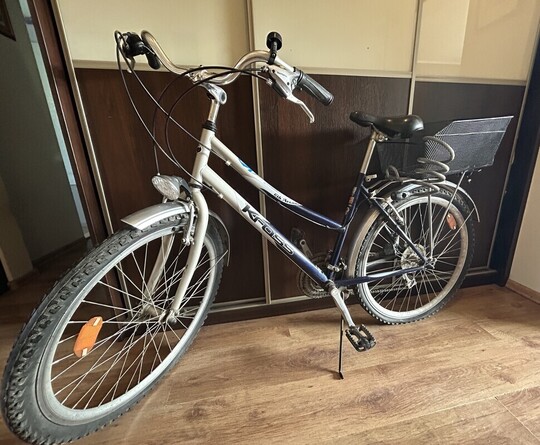 Rower Kross &ndash; 26 damski, z koszykiem i linką 