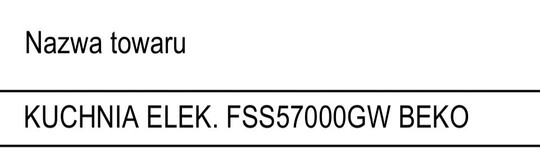 Sprzedam kuchenkę elektryczną BEKO, bez termoobiegu. Na 