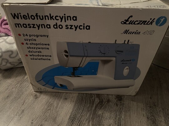 Sprzedam maszynę do szycia Łucznik Maria mało używana. Jak 