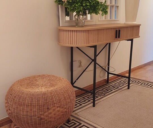Sofa Komoda PUF RATTAN WIKLINA PIĘKNY TEŻ JAKO STOLIK 