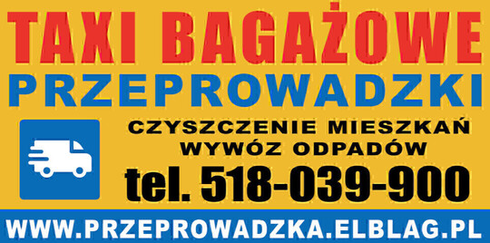 😀💪 TR Bagażówka, Przeprowadzki Elbląg, 