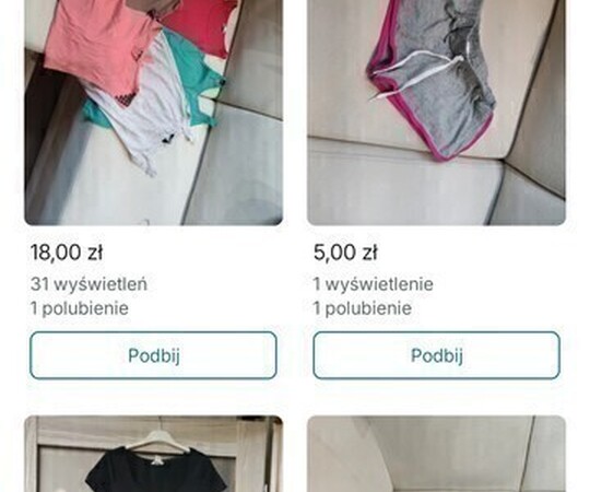 Sprzedam dużo ubrań od XS do XXL nowe i używane stan 