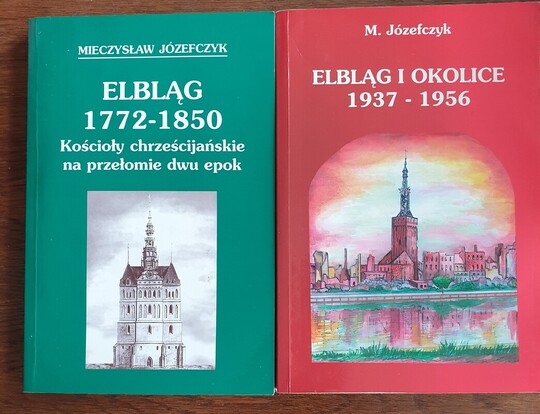 Sprzedam książki o Elblągu autorstwa M. Józefczyka 