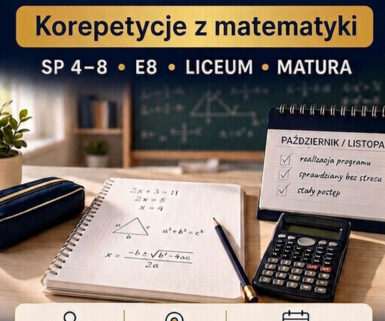 📚Korepetycje z matematyki &ndash; Elbląg Zawada | 