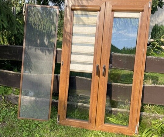 Sprzedam okna, rozmiar 110/175.W komplecie rolety 