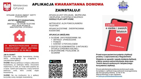 Aplikacja na czas kwarantanny