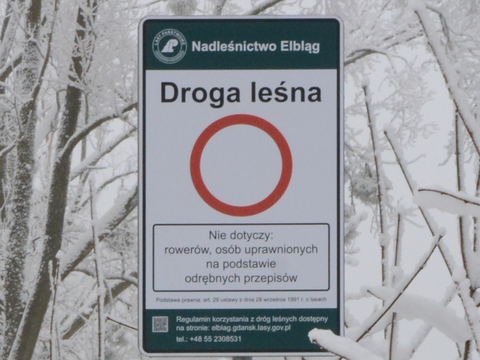 Chcesz wjechać do lasu? Patrz na tablice
