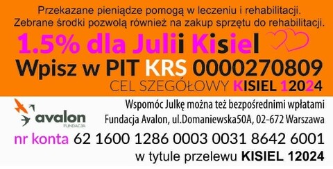 Cichy niszczyciel zabiera mi córkę. Wesprzyjmy leczenie Julki!