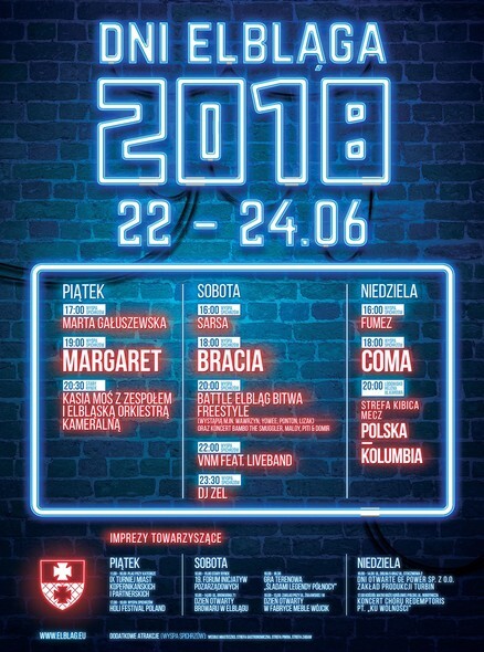 Dni Elbląga 2018. Muzycznie i mundialowo