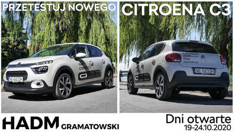 Dni Otwarte 19-24 października w salonach Skody i Citroena HADM Gramatowski w Elblągu