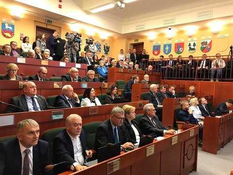 Brzezin marszałkiem, Kluge wiceprzewodniczącą Sejmiku