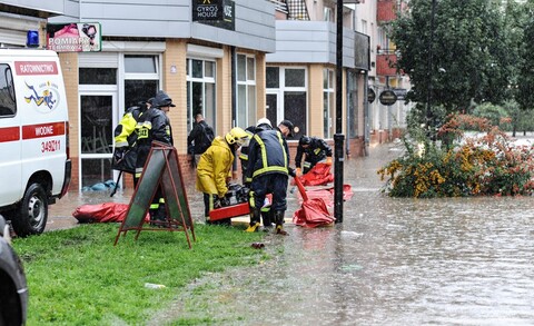 Elbląg i region walczą z powodzią. Najgorzej jest na Związku Jaszczurczego (aktualizacja z godz. 15.30)