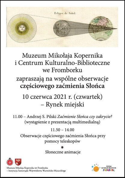 Częściowe zaćmienie Słońca z fromborskim muzeum