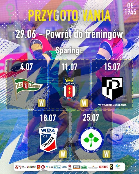 Olimpijskie rozstania i plan sparingów (aktualizacja)
