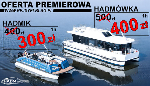 HADMik i HADMówka - dwa ekskluzywne katamarany w Elblągu!