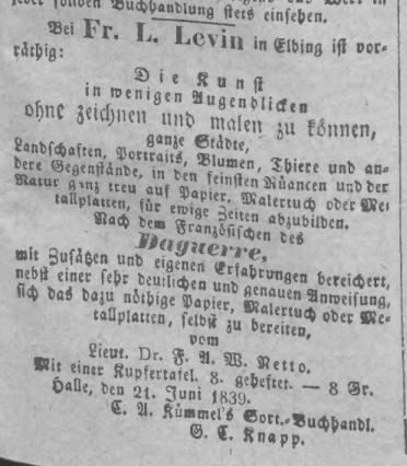 Elbląg i jego dagerotypiści (odcinek 1) 