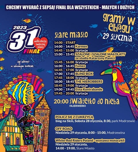 Tak będzie wyglądał Finał WOŚP w Elblągu