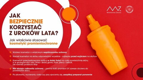 Jak bezpiecznie korzystać z uroków lata?
