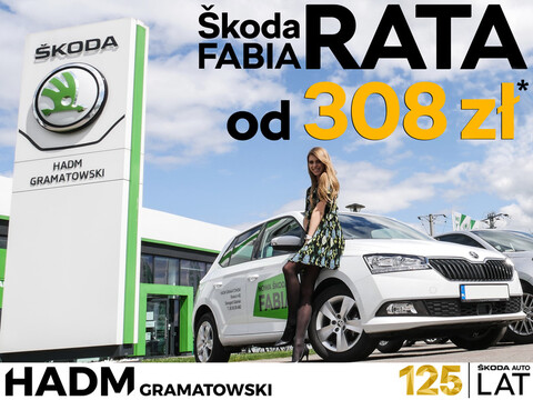 Jubileusz 125 lat Škoda w salonach HADM Gramatowski! Rabaty, aż do 18 500 zł. Sprawdź!