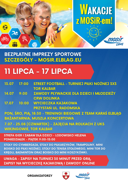 Kolejne wakacyjne atrakcje z MOSiR-em