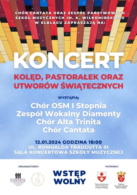 Koncert kolęd, pastorałek oraz utworów świątecznych